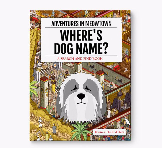 Personalised Polish Lowland Sheepdog Book: Where's Dog Name? Volume 2